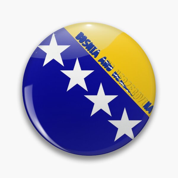 Item preview, Bosnian flag designed and sold by P-I-R.