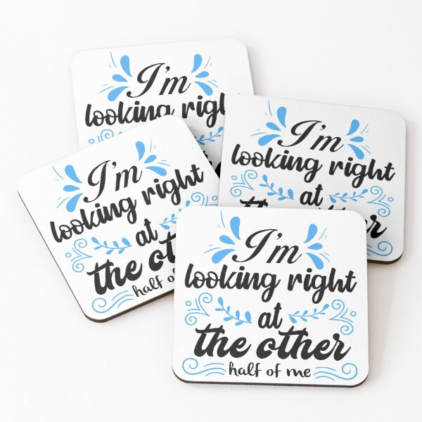 Item preview, I'm looking right at the other half of me - Justin Timberlake - Mirrors - Black designed and sold by CataRedBubble.