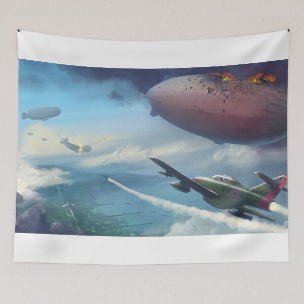 Item preview, Airship Dogfight designed and sold by Chris-Garrett.