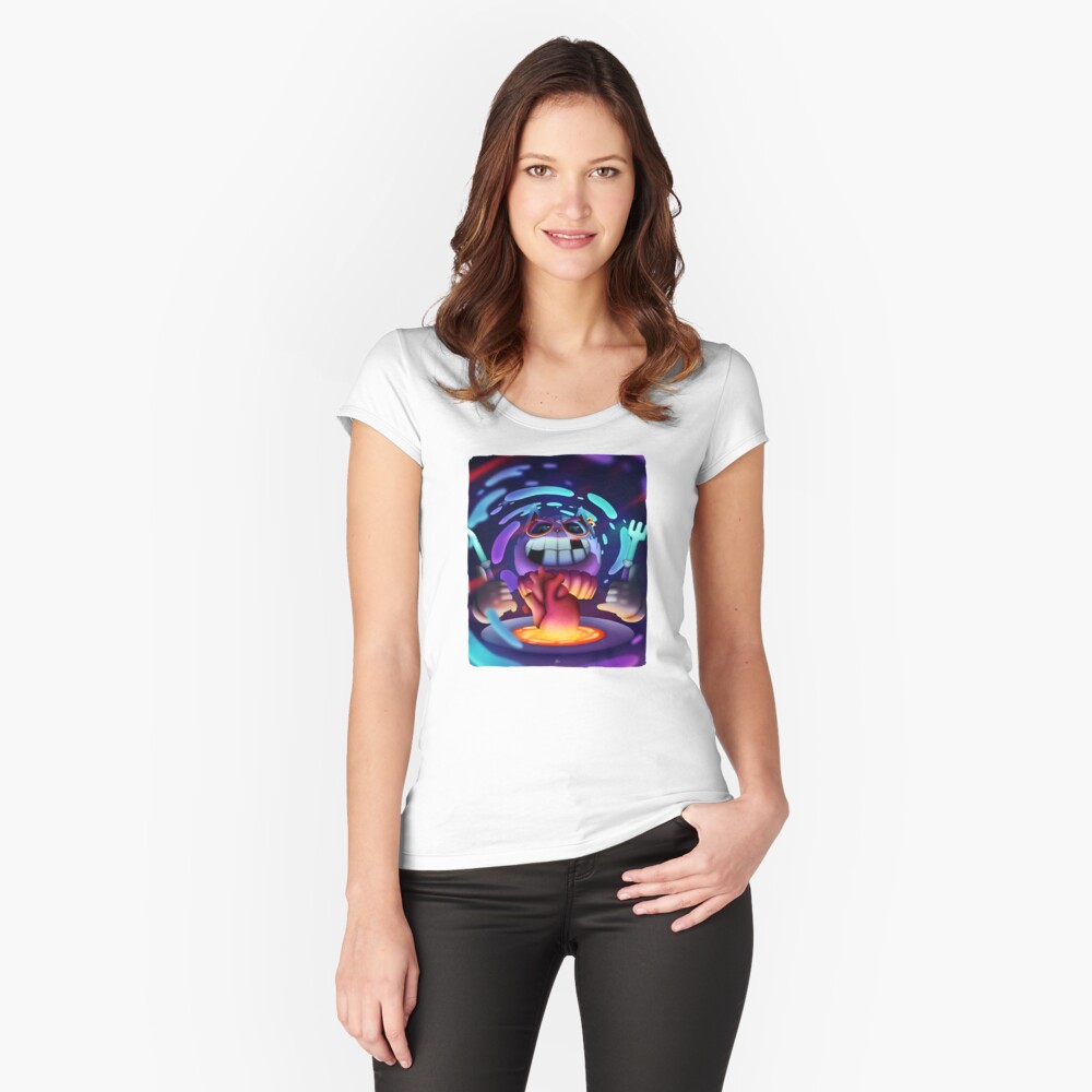 Item preview, Fitted Scoop T-Shirt designed and sold by 11yke.