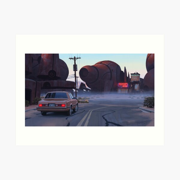 Mojave Metal II Art Print