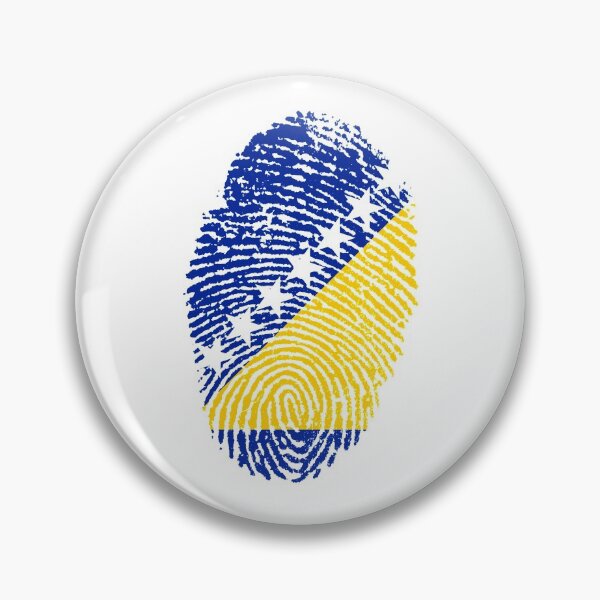 Item preview, Bosnian fingerprint flag designed and sold by P-I-R.