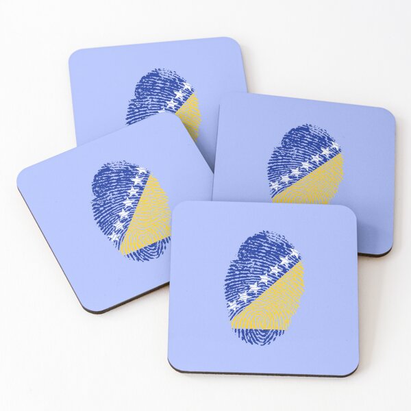 Item preview, Bosnian fingerprint flag designed and sold by P-I-R.