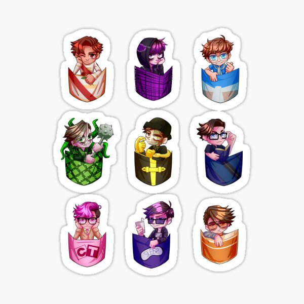 Pocket Sides: All Transparent Sticker