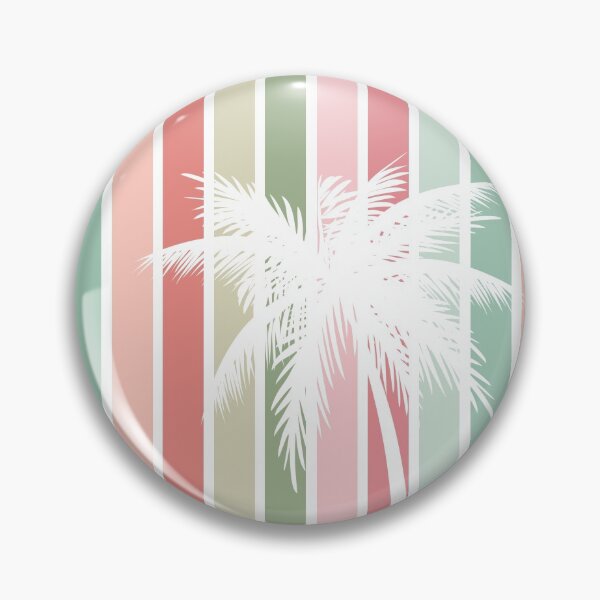 Item preview, Pastel colors Tropical pattern Palm Striped lines Sunny color designed and sold by irusca_ artworks.
