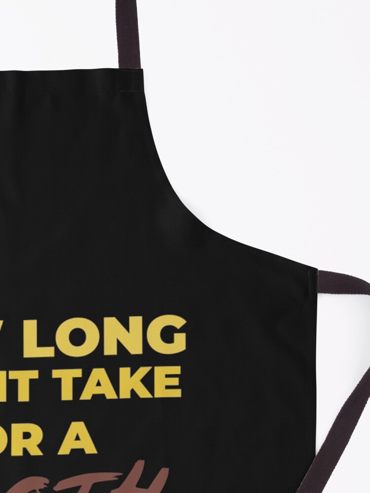 Alternate view of Sloth Fart Apron