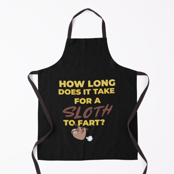 Sloth Fart Apron