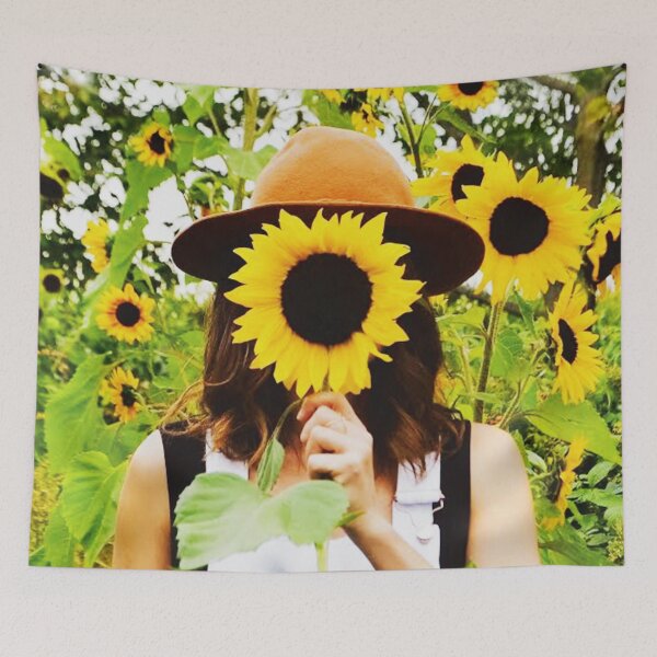 Item preview, Girl with Yellow Sunflower designed and sold by KavishJ.
