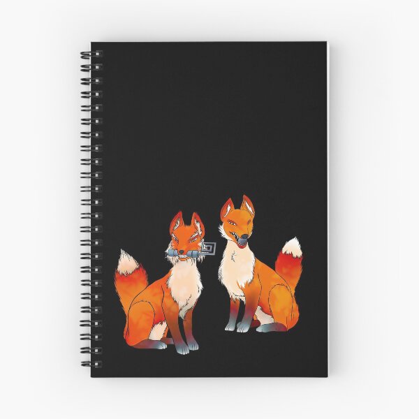Item preview, Inari shrine foxes designed and sold by IllustrateLaw.