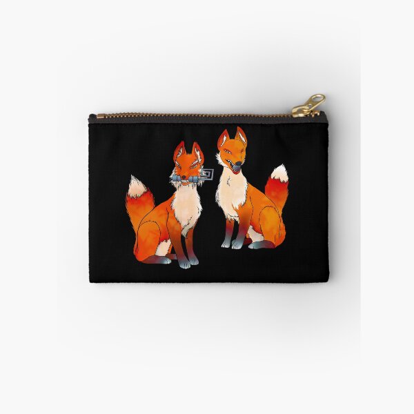 Item preview, Inari shrine foxes designed and sold by IllustrateLaw.