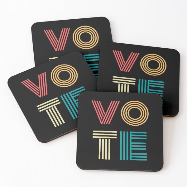 Item preview, VOTE VO TE LETTERS OLD RETRO STYLE US ELECTION USA PRESIDENT designed and sold by DIGITALENT.