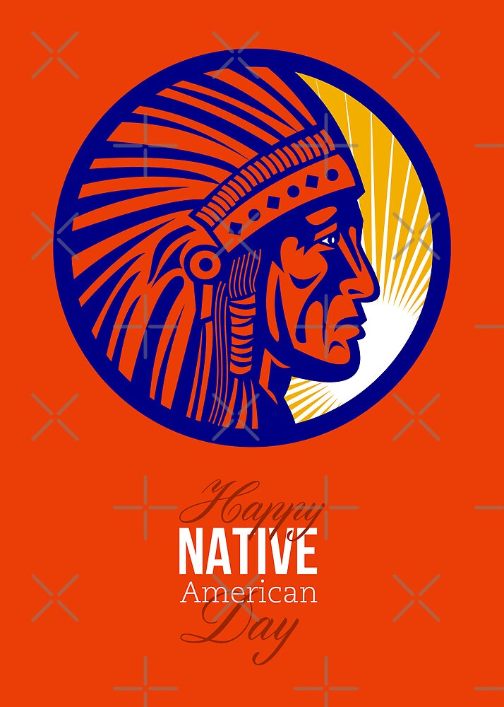 "Happy Native American Day Remembrance Greeting Card" by patrimonio