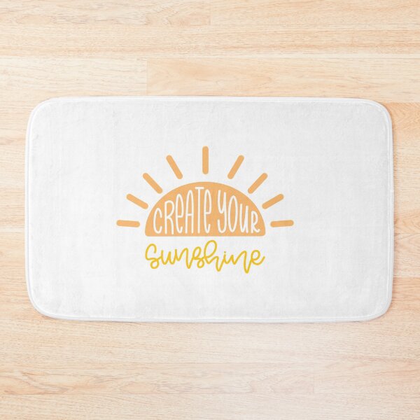 Item preview, Create Your Sunshine - inspirational quote designed and sold by box-of-colors.