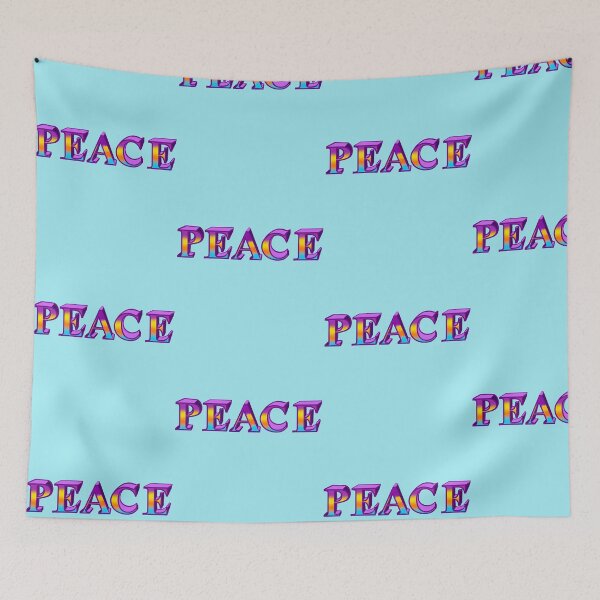 Item preview, Peace word designed and sold by Artonmytee.