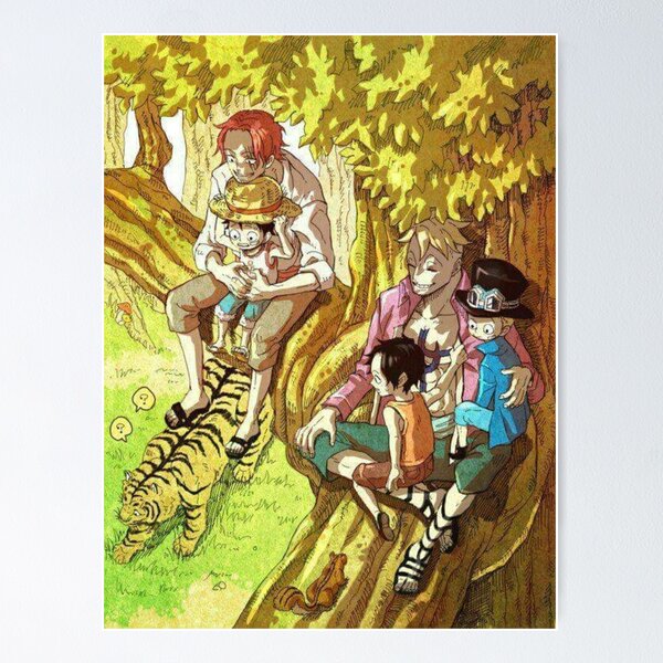 Item preview, A beautiful afternoon with the three brothers and their mentors designed and sold by HadrianLest.