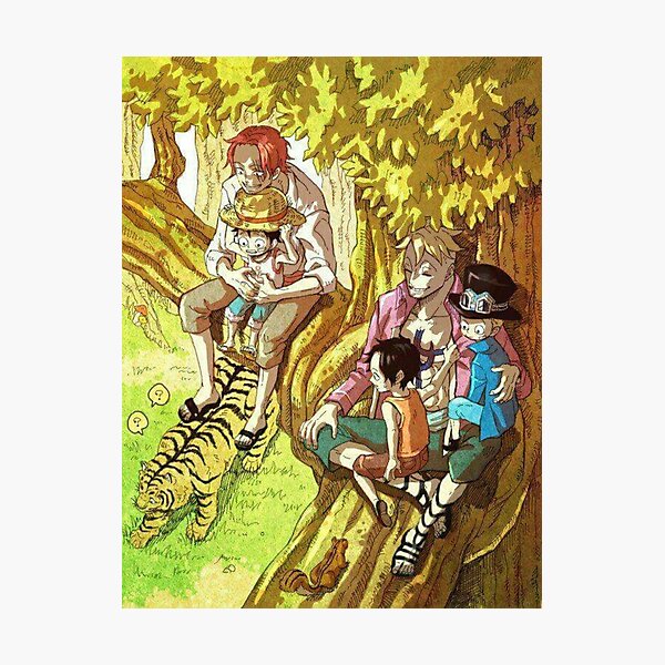 Item preview, A beautiful afternoon with the three brothers and their mentors designed and sold by HadrianLest.