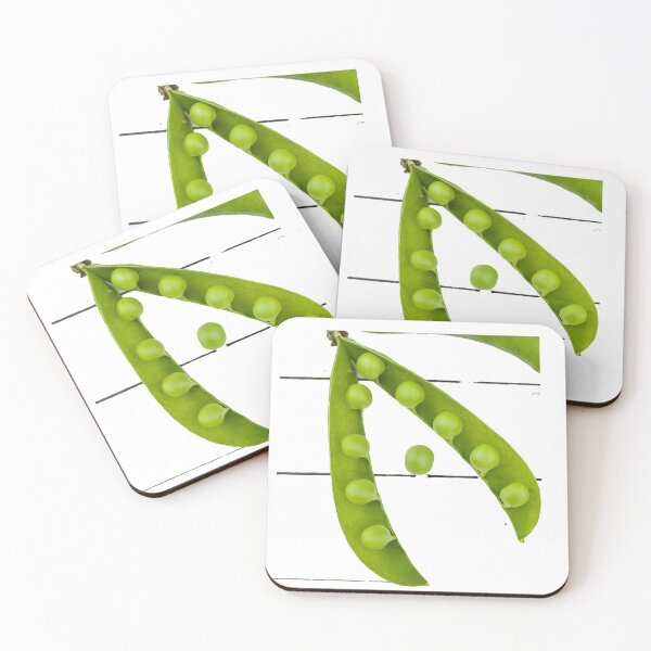 Item preview, Green Peas Design Pattern White Background. designed and sold by Cultradesign.