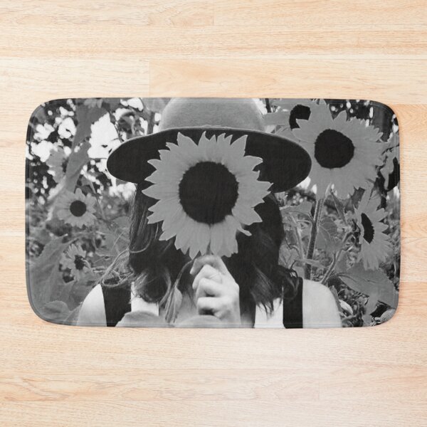 Item preview, Girl with Yellow Sunflower - Black & White designed and sold by KavishJ.