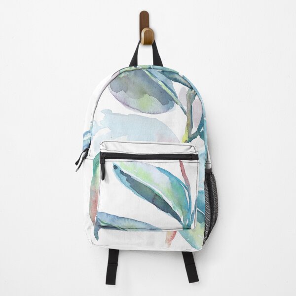 Item preview, Rubber plant, Ficus elastica Watercolour designed and sold by TheArtOfNata.