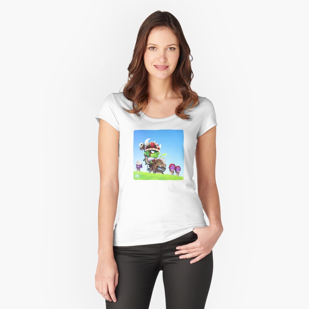 Item preview, Fitted Scoop T-Shirt designed and sold by 11yke.