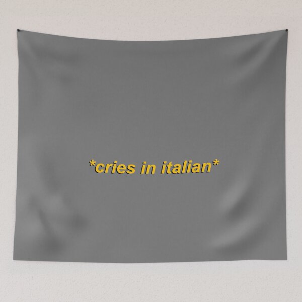 Item preview, Cries in Italian - movie Subtitles designed and sold by NomiBee.