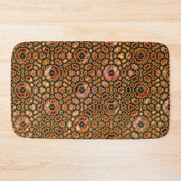 Item preview, Historical textured and grungy decorative moroccan repeated pattern designed and sold by vector-pro.
