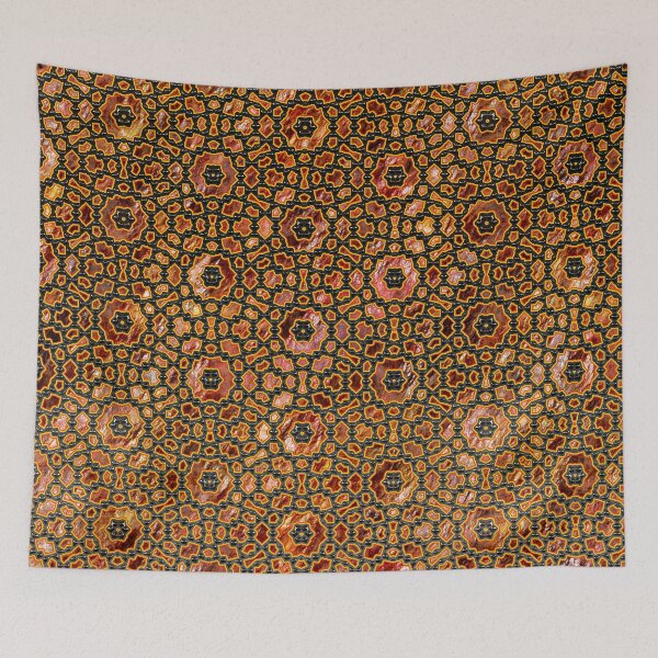 Item preview, Historical textured and grungy decorative moroccan repeated pattern designed and sold by vector-pro.