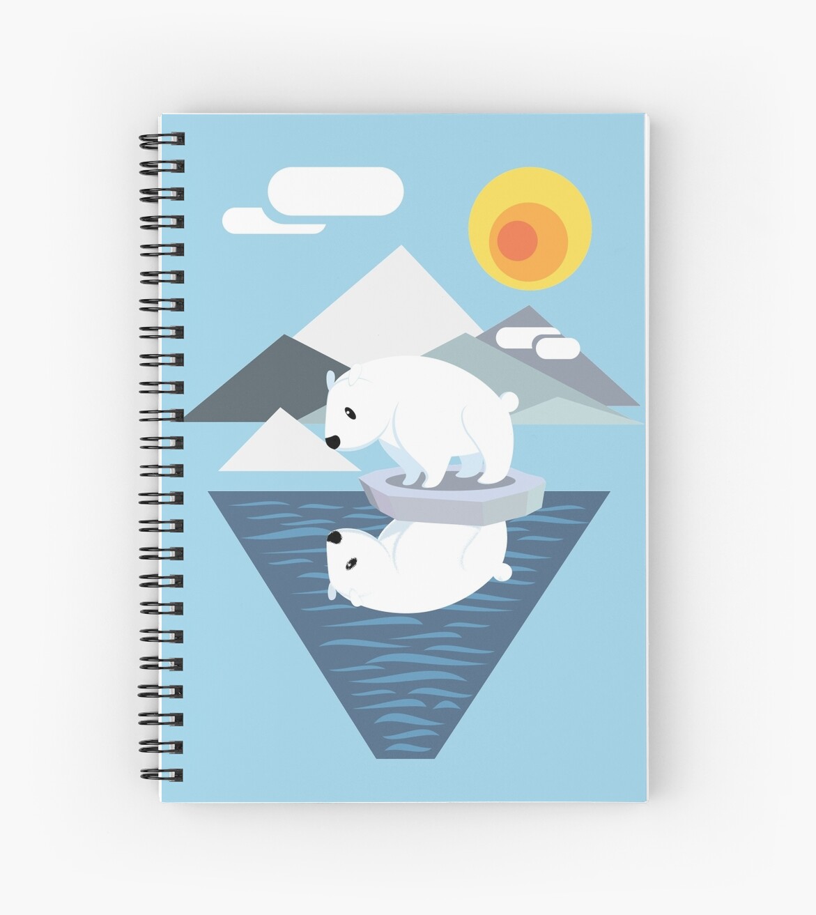 Polar Bear Dilemma Spiral Notebook By Datlonelyturtle Redbubble