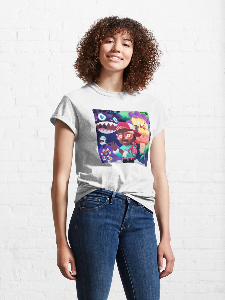 Thumbnail 4 of 7, Classic T-Shirt, Trippy Tracy Rapper designed and sold by 11yke.