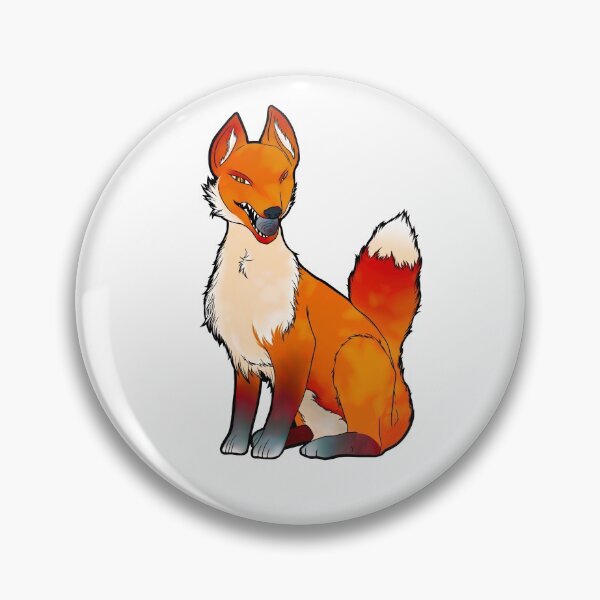 Item preview, Inari shrine fox designed and sold by IllustrateLaw.