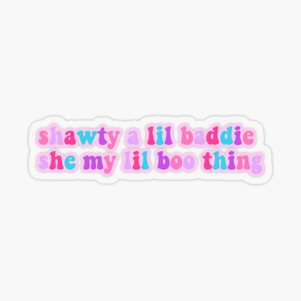 Shawty a Lil Baddie Acrylic Print | Zazzle