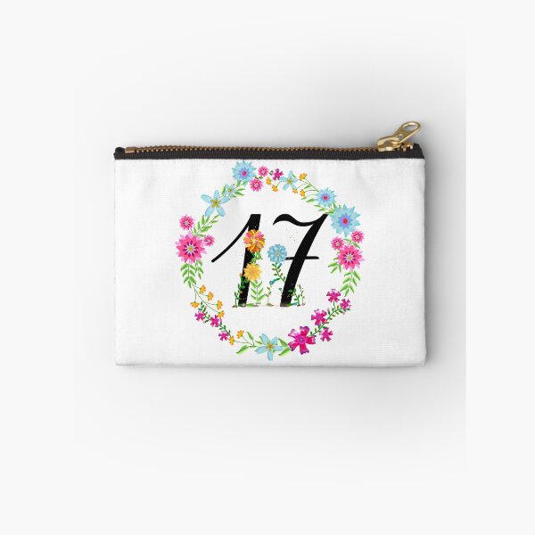 Item preview, Floral Number 17 Seventeen designed and sold by BleuSky.