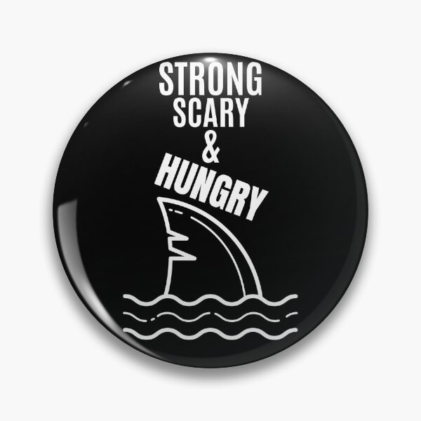 Item preview, Strong Scary & Hungry - shark designed and sold by RIVEofficial.