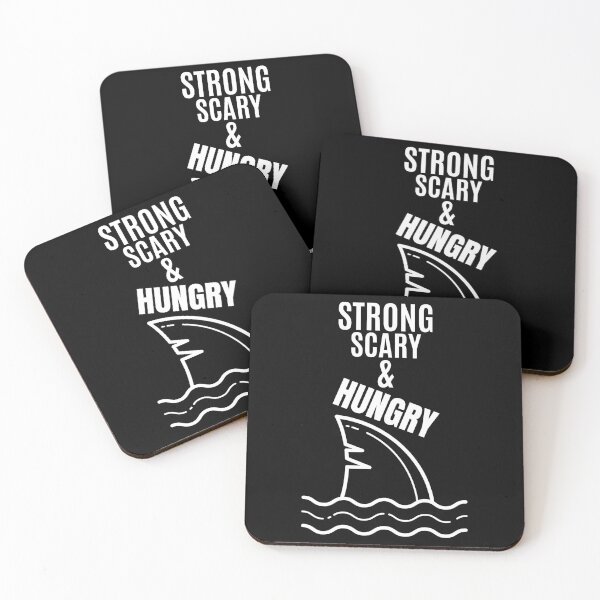 Item preview, Strong Scary & Hungry - shark designed and sold by RIVEofficial.