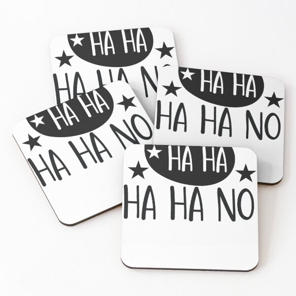 Item preview, Hahahaha NO designed and sold by OnlyGoodVibesZ.