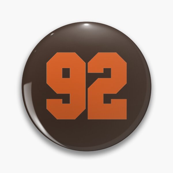 Item preview, 92 Number Cleveland Sports Ninety-TwoBrown Jersey designed and sold by HelloFromAja.