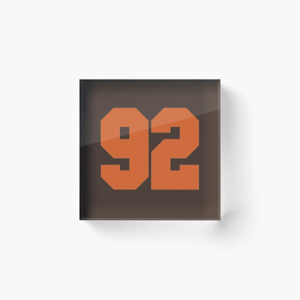 Item preview, 92 Number Cleveland Sports Ninety-TwoBrown Jersey designed and sold by HelloFromAja.