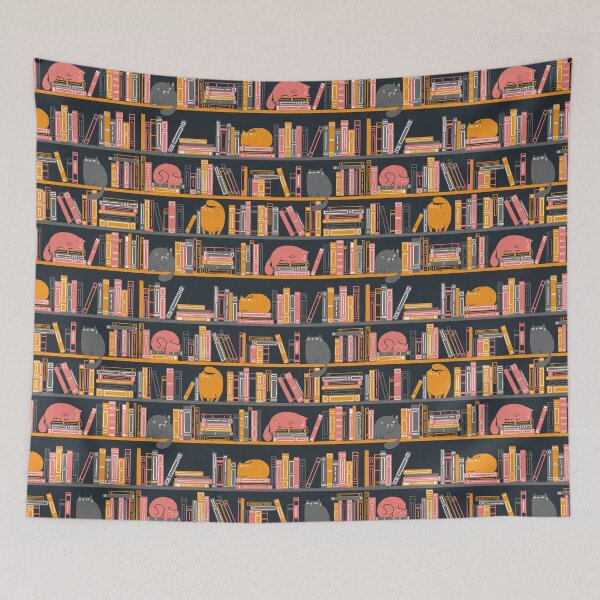 Item preview, Cat Library designed and sold by emseeitch.