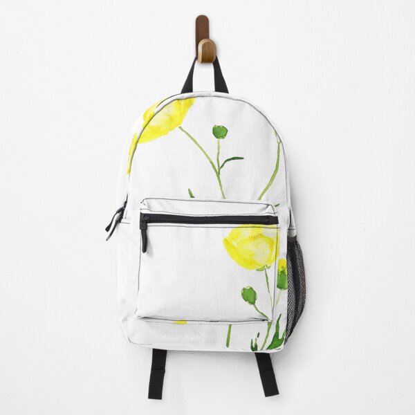 Item preview, hand painted yellow buttercup flower watercolor designed and sold by SelenePaintings .