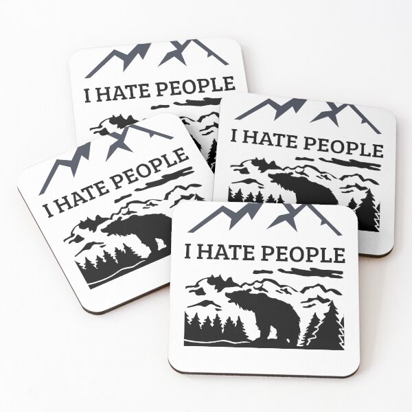 Item preview, I HATE PEOPLE designed and sold by Wircon Studio.