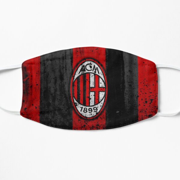 Rosso neri Mascarilla plana