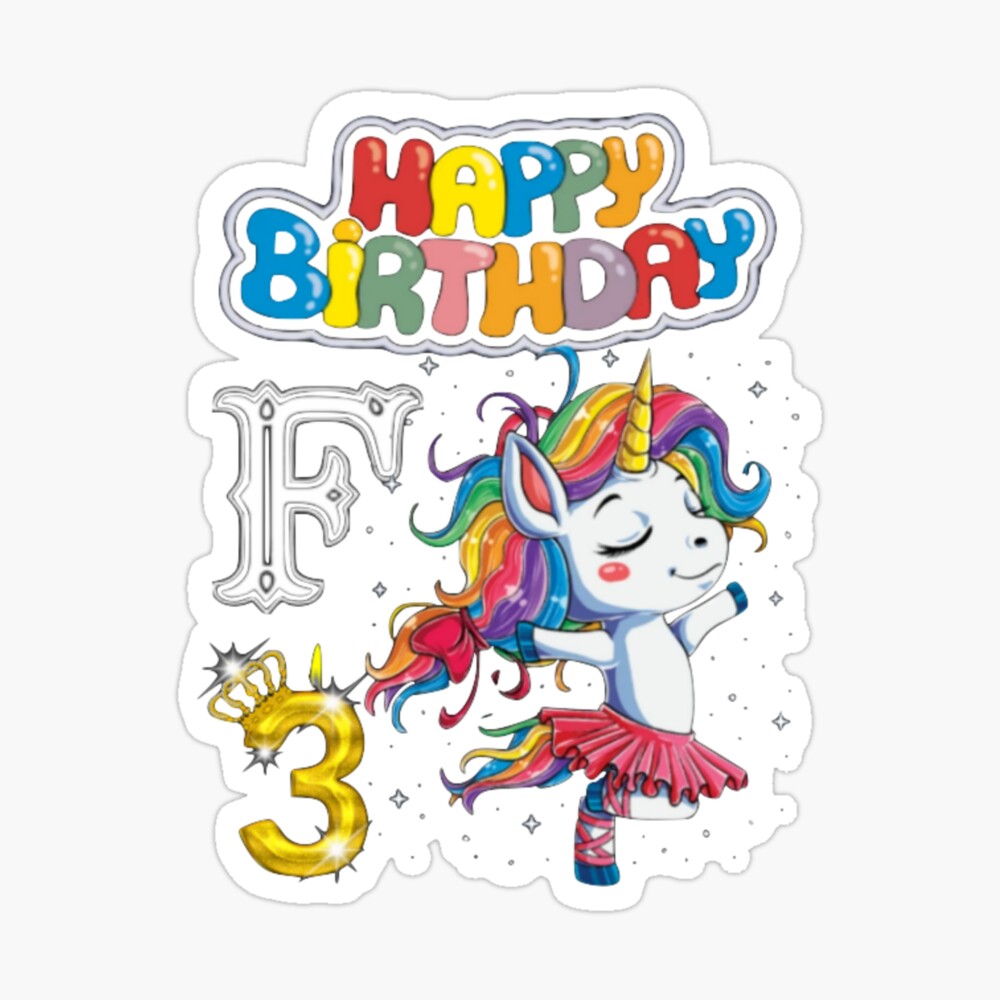 unicorn 3 year old