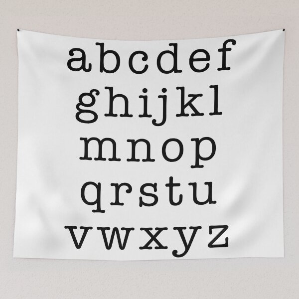 Item preview, Minimalist Typewriter Alphabet designed and sold by OpalEllery.
