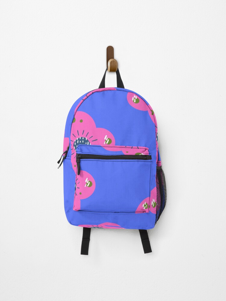 Thumbnail 1 of 3, Backpack, Pink Flowery Pattern - 1 designed and sold by amnali.