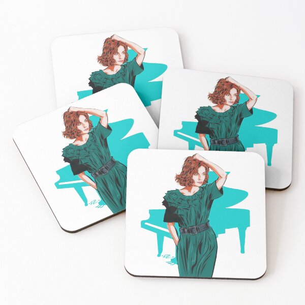 Item preview, Isabelle Huppert - An illustration by Paul Cemmick designed and sold by TIGERDAVER.