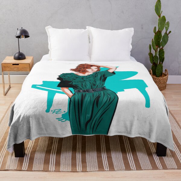 Item preview, Isabelle Huppert - An illustration by Paul Cemmick designed and sold by TIGERDAVER.