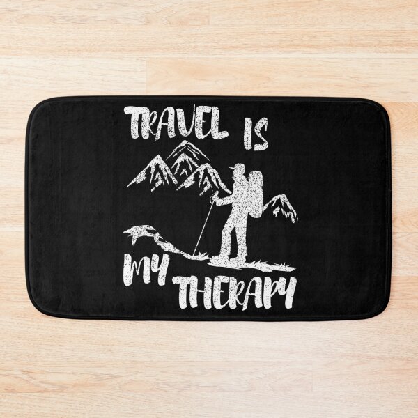Item preview, Travel Is My Therapy Hiking Gift For Men Women designed and sold by Tom2468.