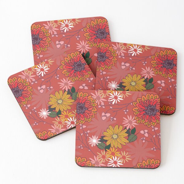 Item preview, "Pretty Autumn" repeat pattern designed and sold by Sandra Vincent.