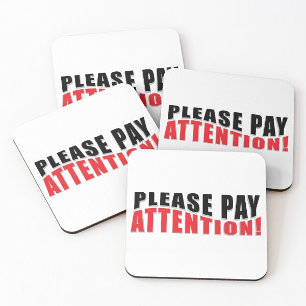 Item preview, Please Pay Attention! designed and sold by Masayakana.