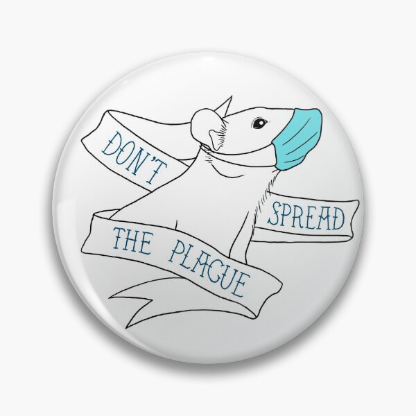Item preview, "Don't Spread The Plague!" Just Lines designed and sold by Supermouse5000.